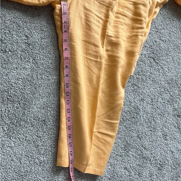 100% linen women’s button down blazer & cropped pants sizes M & L EUC - Picture 8 of 8